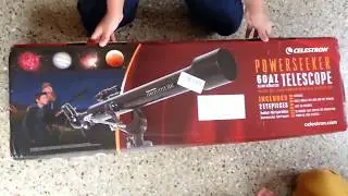 CELESTRON POWERSEEKER 60 AZ UNBOXING