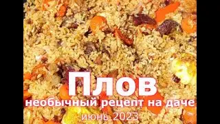 Необычный рецепт дачного плова со свининой, помидорами и болгарским перцем (10.06.2023)