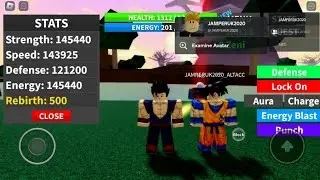499-500 Rebirths on my main account without any gamepass in Dragon Blox Ulimate on mobile! (ROBLOX)