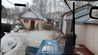 Самодельный глушитель на М Т З из ресивера ,работает как часы ,тихий