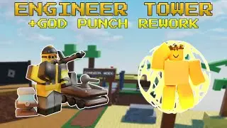 Ability Wars Tower Defence | Engineer Showcase + God Punch Rework