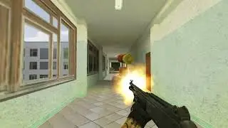 Терракт в школе кс 1.6/School shooting in cs 1.6
