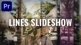 Free Lines Slideshow Premiere Pro Templates | Free Plugins