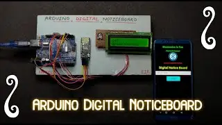 Wireless Notice Board using Bluetooth | Working of wireless noticeboard | arduino noticeboard
