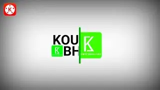 Simple & Clean logo reveal in kinemaster || Kinemaster Tutorial || Koushik Bhunia