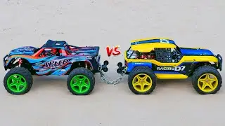 Experiment: RC Truck vs Monster Truck
