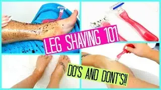 HOW TO SHAVE YOUR LEGS FOR BEGINNERS!!