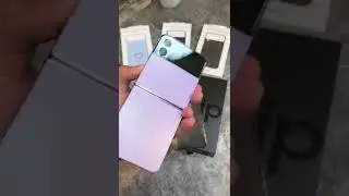 فتح صندوق Galaxy Z Flip 4 💜