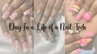 Day In The Life Of A Nail Tech💅🏾