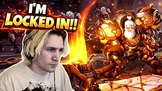 xQc's INSANE PERFORMANCE in a Diamond Overwatch Lobby!