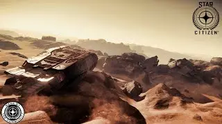 Star Citizen [4K] 3.11.1, Find Javelin wreck also at night, Exploration UEC Guide & Sandworms