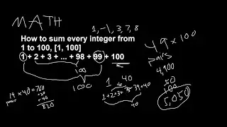 How to Sum Every Integer from 1 to 100?