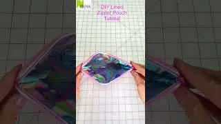 ⬆️Watch Full Tutorial - DIY Zipper Pouch with Lining  - My Secret Sewing Tips  