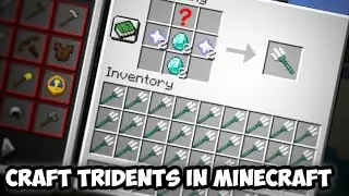 How to Craft Trident 1.18 in Minecraft ( All Editions)