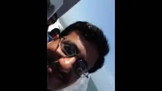 Rocket boat ride at San Francisco - Anu, Milin and Kunal