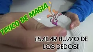 Experimentos caseros: Cómo sacar humo con los dedos. Rápido de hacer (truco de magia relevado)