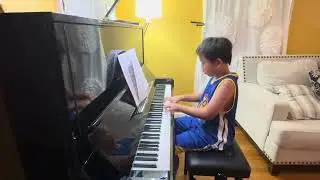 Will-o’-the-wisp from John Thompson’s modern course for the piano the third grade book