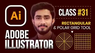 Polar & Rectangular Grid Tool in Adobe Illustrator: Class 31