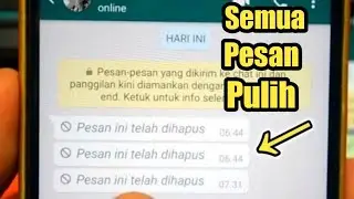 Cara Terbaru Mengembalikan Pesan Whatsapp yang Di hapus