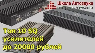 Top 10 SQ Amplifiers Under 20,000 Rubles