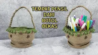 Ide KREATIF Dari Botol Plastik Bekas | Plastic Bottle Craft | Pencil Holder