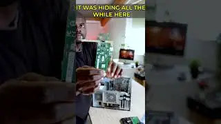 he forgot his PCIe network adapter