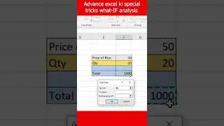 How to use Goal seek in 