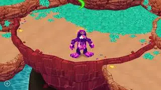 Purple Prismatic Mammott (Party Island) - Animation