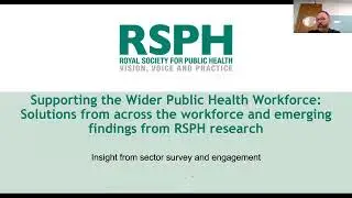 Supporting the Wider Public Health Workforce
