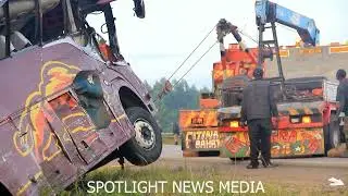 Laba Bus esse abantu 8 mu accident e Masaka