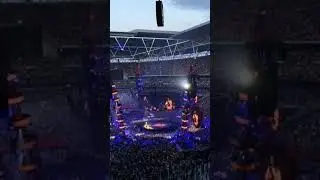 Burna Boy and Ed Sheeran performs at Wembley Stadium