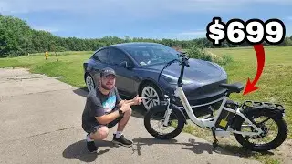 Step - Thru Folding Ebike Is FAST (Best Tesla Addition) - SOHAMO S3 #ebike