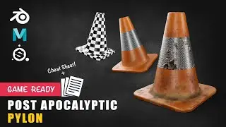 Easy Game Asset Post Apocalyptic Pylon | Blender/Maya/Substance