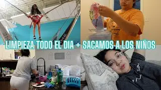 Terminamos Bien Cansados + Lleve Todo Un Dia Limpiando | JULIEyFAMILIA