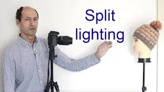 Split lighting for portraits Photography Course 73