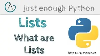 Python Data Structures - Python Lists | Just enough Python