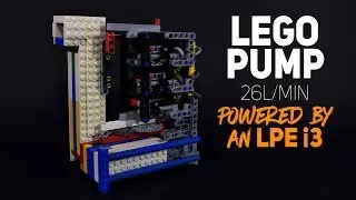 Lego Water Pump V3 (26L/min!) | Powered by an LPE i3