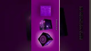 3D IMAGES CUBE ROTATION 