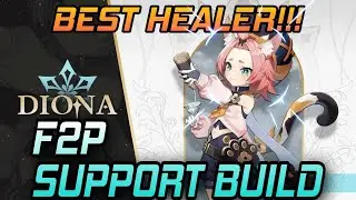 Diona F2P Support Build Genshin Impact ||  Genshin Impact Diona Build || Diona Genshin Impact