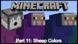 LCMS Borges - Minecraft - Sheep Colors