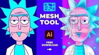 My First Illustration using Mesh Tool - Adobe Illustrator Source File Available for Download!