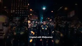 “The Impacts of AI on the Human Race” made with Midjourney and HuggingFace 