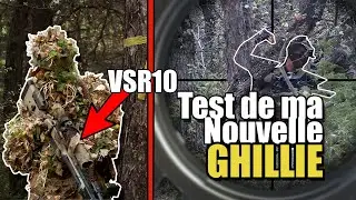 AIRSOFT SNIPER fr / VSR10 / TEST ma nouvelle GHILLIE STALKER / WOLF unit team84