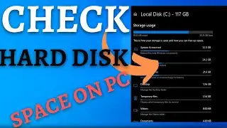 How To Check Hard Disk Total Size in Windows 10