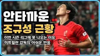안타까운 조규성 근황