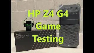 A Close up Look at the HP Z4 G4 Workstation + RTX 3060 Ti Install + PC Game Testing