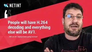 NETINT Technologies about AV1's rise in prominence over H.264, while phasing out of HEVC and VP9.