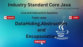 DataHiding,Abstraction and Encapsulation in java| Java Tutorial|Full Stack Java|Online Java Training