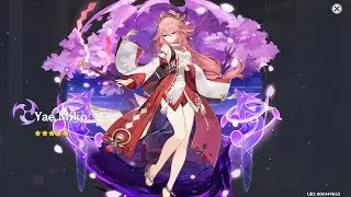 Genshin Impact - 100% Roll Yae Miko C0 and 1st 50% Kagura's Verity