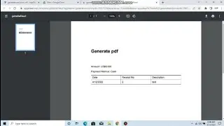How to Print and Generate PDF in AppSheet